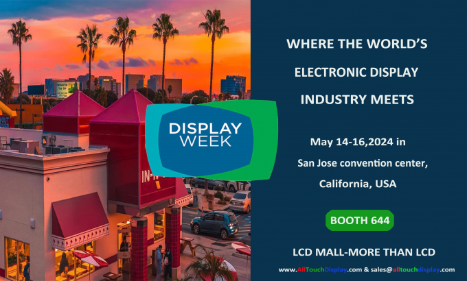 laatste bedrijfscasus over No.3 LCD Mall neemt deel aan de Display week tentoonstelling in San Jose convention center, California, USA in mei 2024, en onze standpositie is 644  0