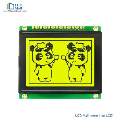 kopen Hoogwaardig grafisch LCD-scherm met gele achtergrondlicht en werktemperatuur van -20 tot 70 °C online manufacture