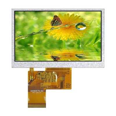 4.3 inch 24 BIT RGB Custom LCD Display Transflectioneel aanraakscherm 1000nits