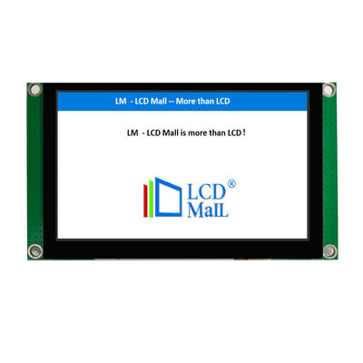 5 inch 350nits Helderheid WVGA TFT LCD-scherm 3/4 L SPI-interface met CTP