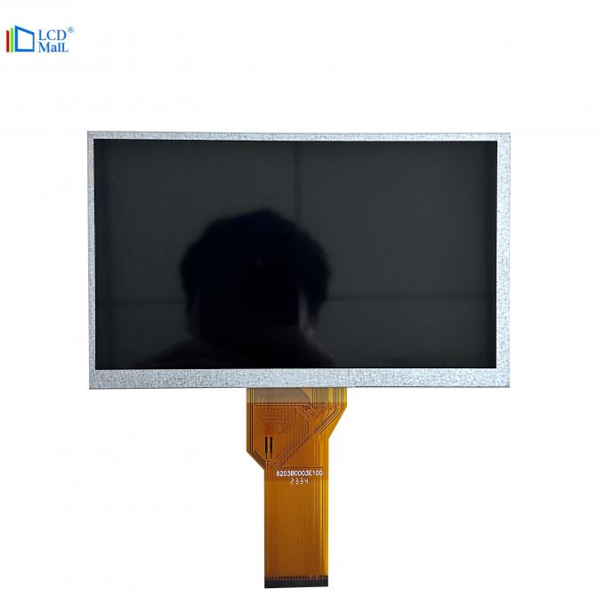 7 inch WVGA TFT LCD-scherm 800*480 Resolutie 6 O'Clock Viewing Direction LCD scherm 0