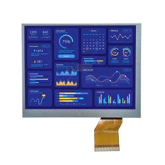 5.7 inch Industrial VGA TFT Display JD9168S RGB 640*480 met aangepast touchscreen Alle/IPS kijkrichting 0