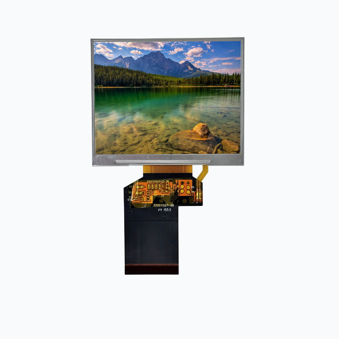 Nieuwe aankomst 3,5 inch RGB-interface tft lcd module 300nits helderheid lcd touchscreen display 0