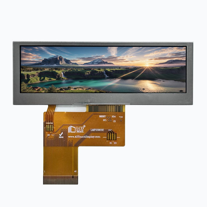 Gepersonaliseerd 3,9 inch Touch Panel 40pin TFT LCD-module met RGB FPC-connector IPS bekijkend lcd-display 0